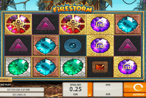 Firestorm slot machine screenshot