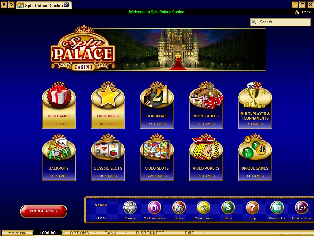 Spin Palace Casino Free Slots