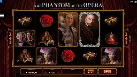 The Phantom of the Opera Slot screenshot big